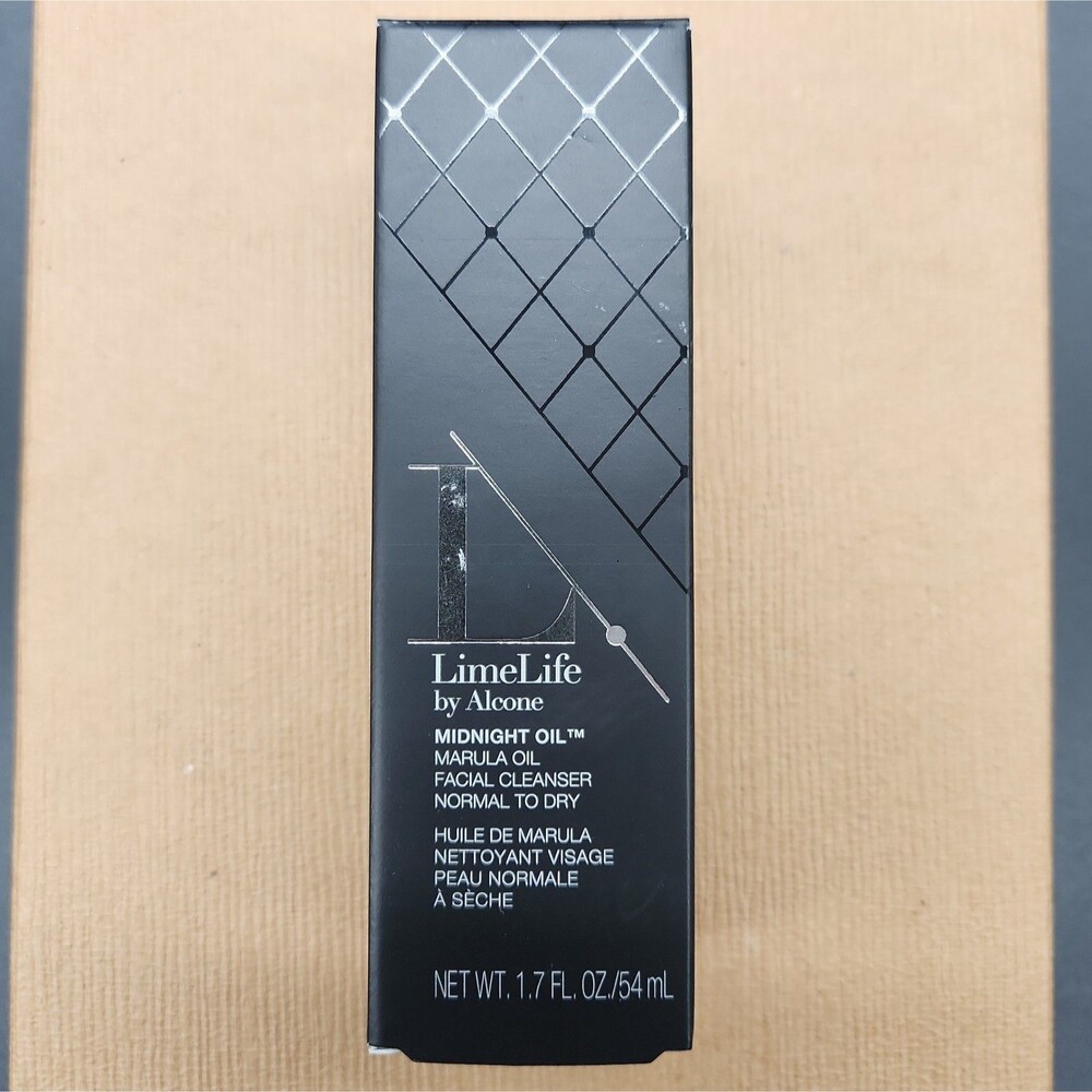 LimeLife By Alcone MIDNIGHT OIL Marula Oil Facial Cleanser NIB - 1.7 oz